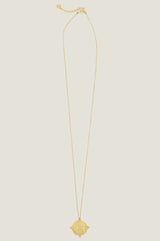 Long Coin Necklace | Gold