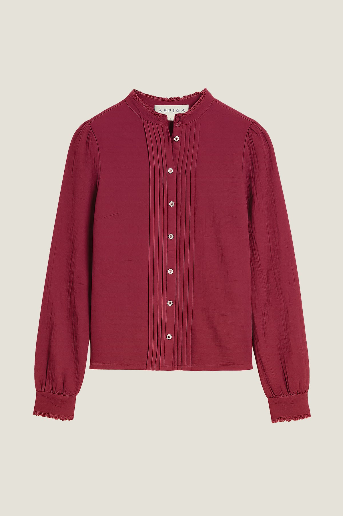 Aspiga Ladies Sustainable Holly Pin Tuck Organic Cotton