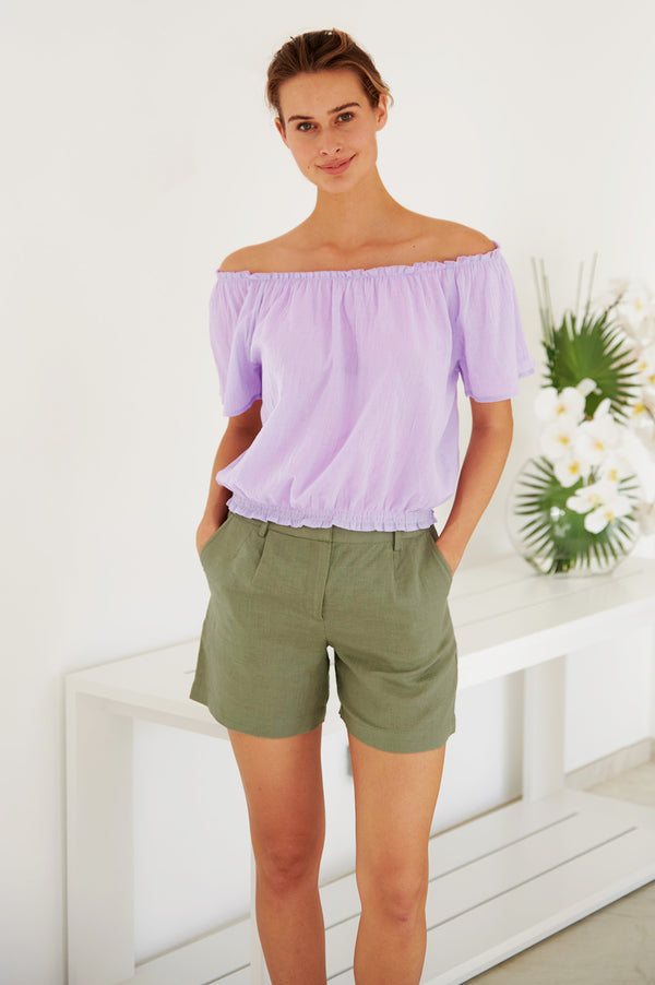 Alexandra Short Shorts | Khaki