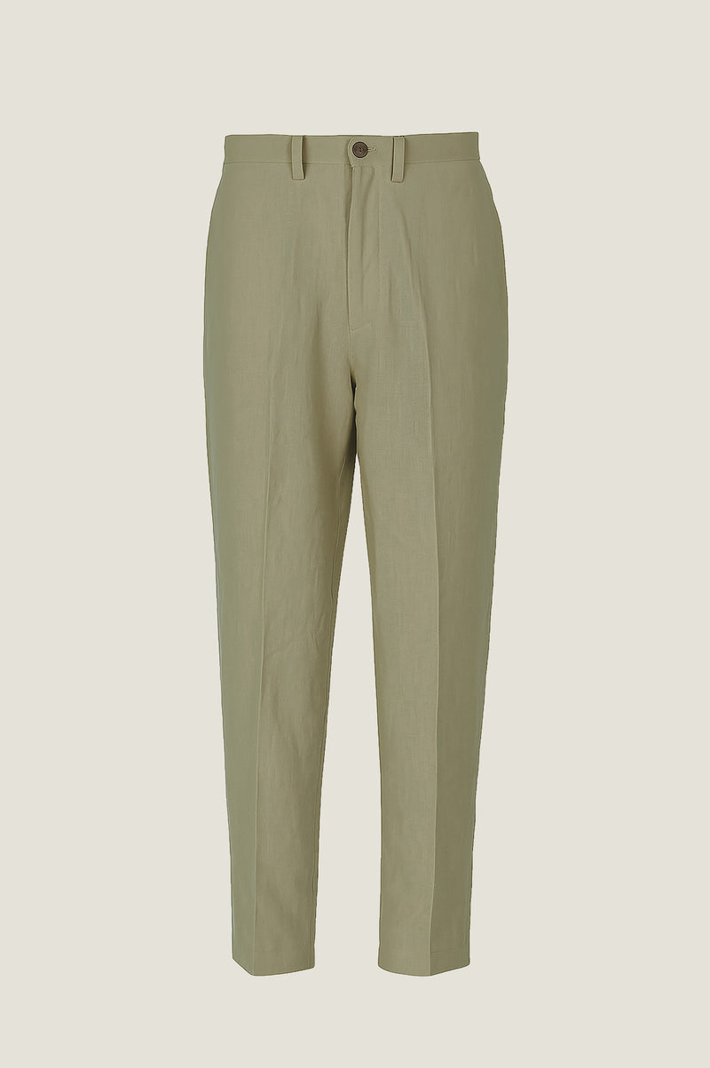 Men's Premium Linen Trousers | Khaki