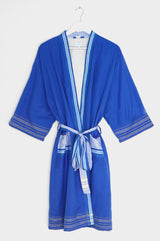Unisex-Kikoy-and-Towelling-Dressing-Gown-White/Blue