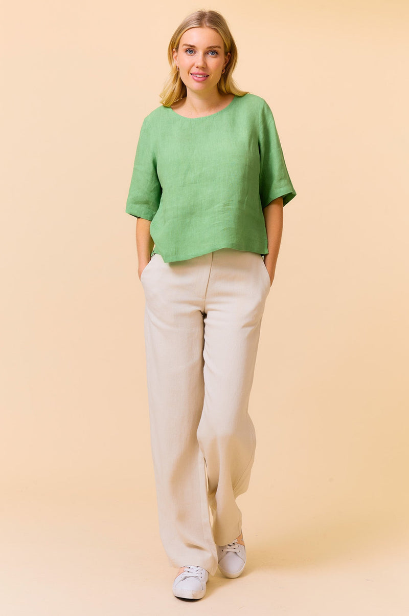 【美品】seed and soil Linen pants oat seed and soil】Linen pants (oat)