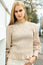 Liyana Seercucker Smocked Top | Brown/White