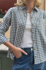 Classic Gingham Shirt | Blue/White
