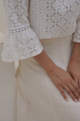 Nel Lace Blouse | Ecru
