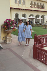 Mindy Dress | Stripe Blue