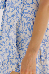 Chelsea EcoVero™ Wrap Dress | Pale Blue/White