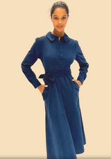 Marissa Corduroy Dress | Navy