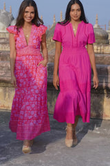 Broderie Sienna Dress | Pink