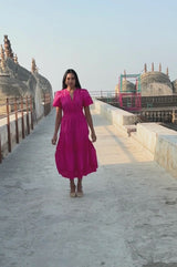 Broderie Sienna Dress | Pink