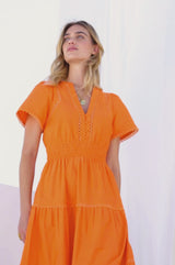 Sienna Dress | Orange
