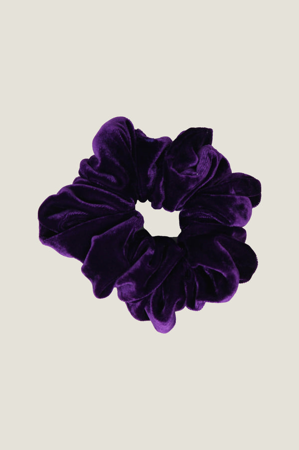 Velvet Scrunchie | Purple