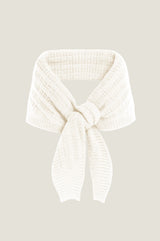 Merino Wool Tie Neck Scarf | Cream