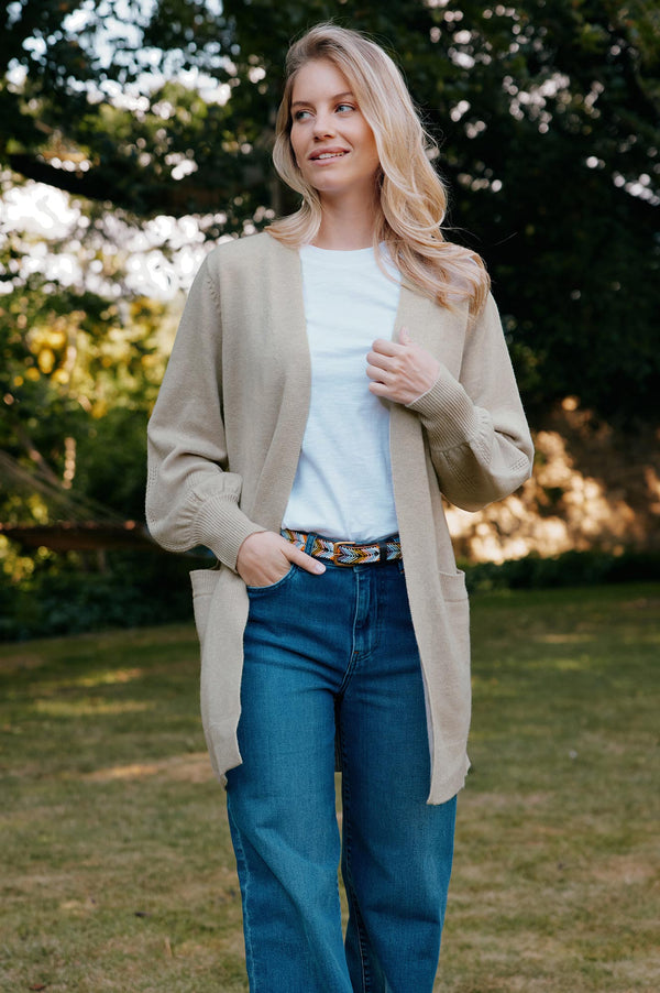 Reagan Wrap Cardigan | Oat