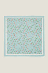 RHS Printed Silk Scarf 70cm x 70cm | Sage/Cream