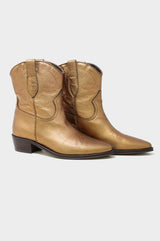 Camilla Short Cowboy Boots | Copper