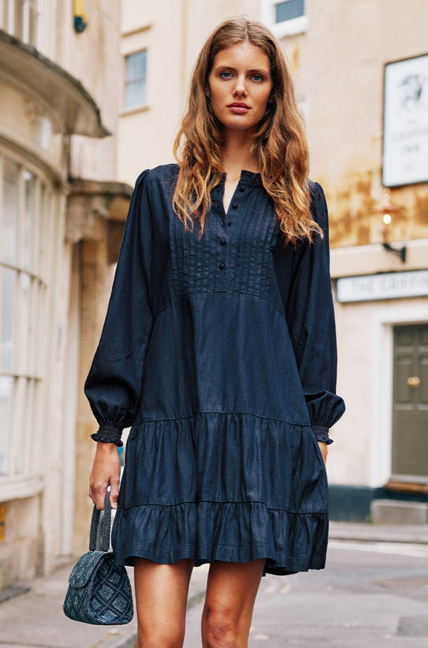 Stema Tencel Denim Dress | Dark Wash