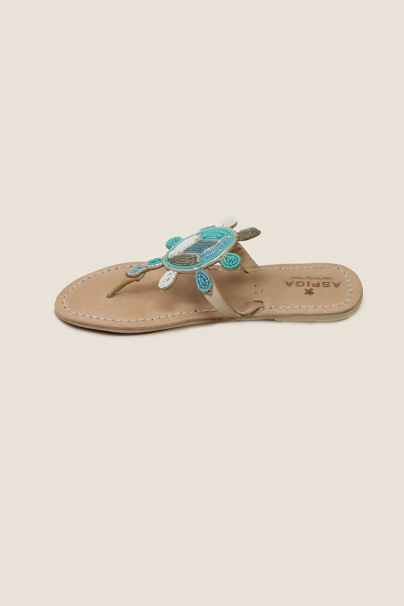 Turtle Sandals | Blue/Green