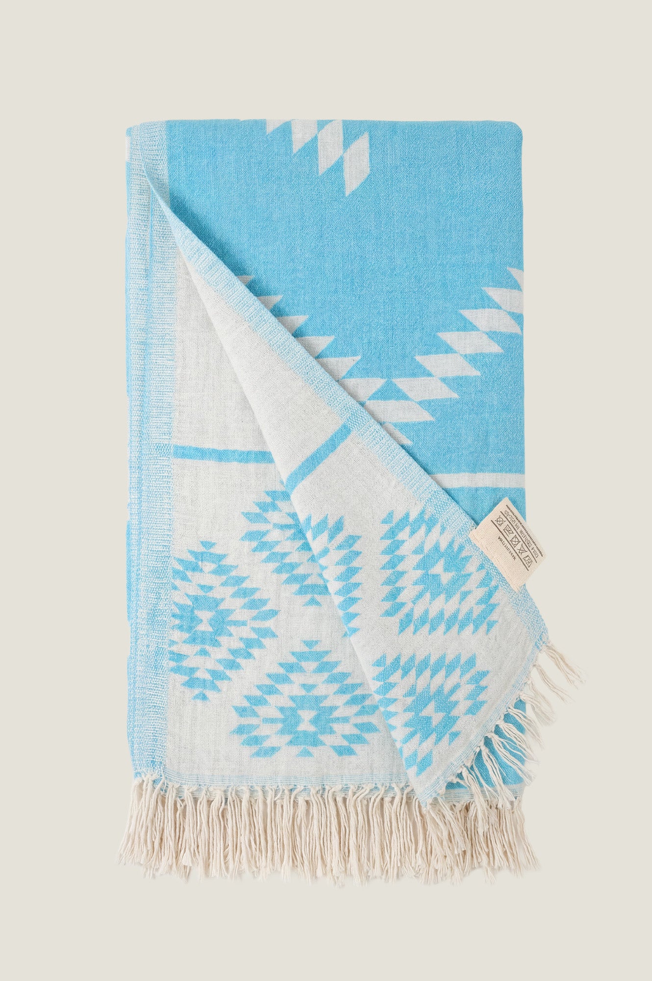 Pestemal Greek Absorbent Towels | Turquoise - Aspiga