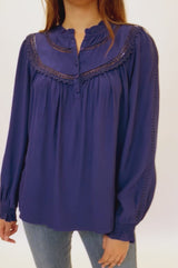 Bel Blouse | Royal Blue