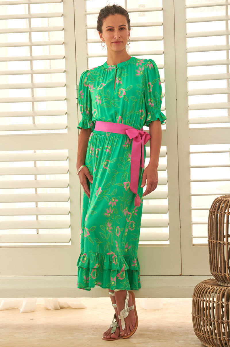 Melanie-Dress-Waterlily-Green