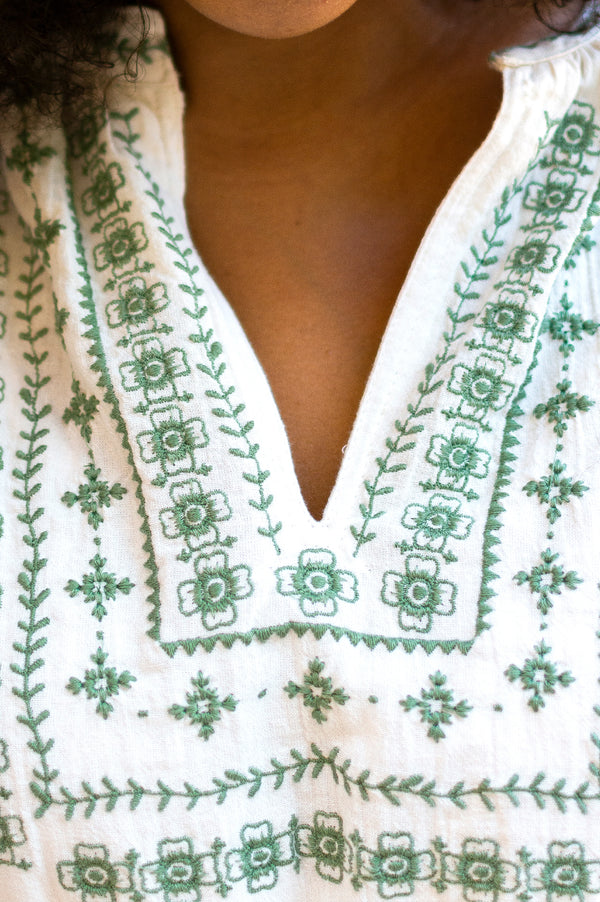 Frieda-Embroidered-Dress-Cream-Sage