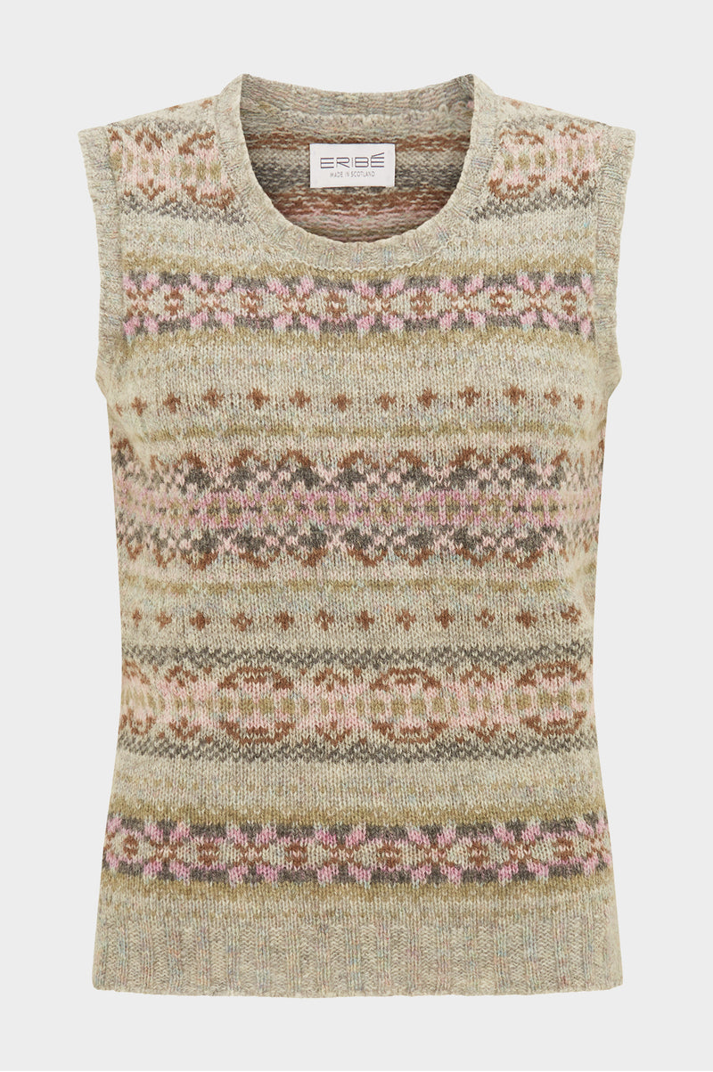 Women's-Fair-Isle-Vest-Haresfoot