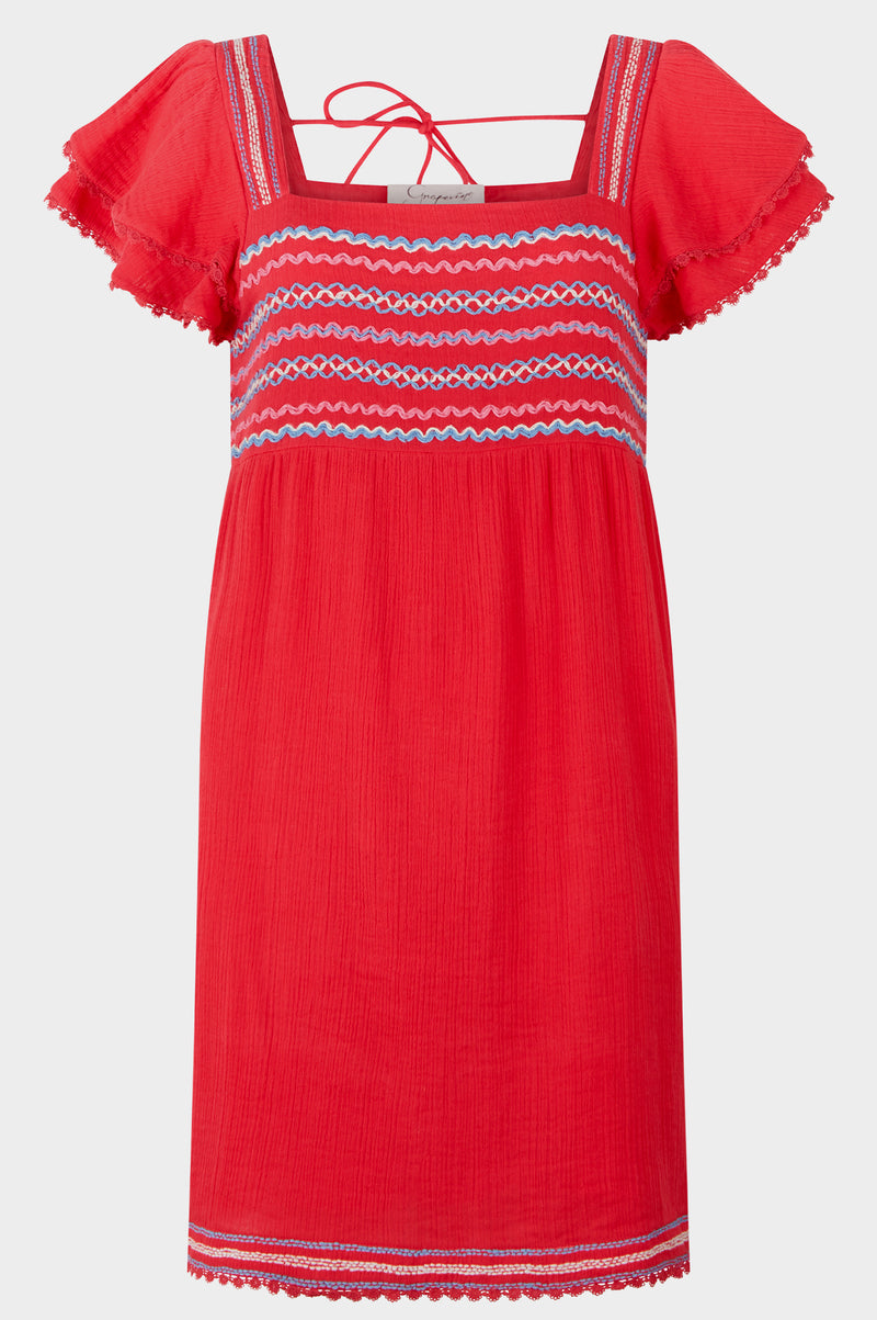Kallie-Embroidered-Dress-Red-Multi