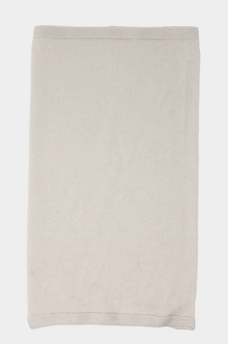 Merino-Neck-Warmer/Snood-Ecru