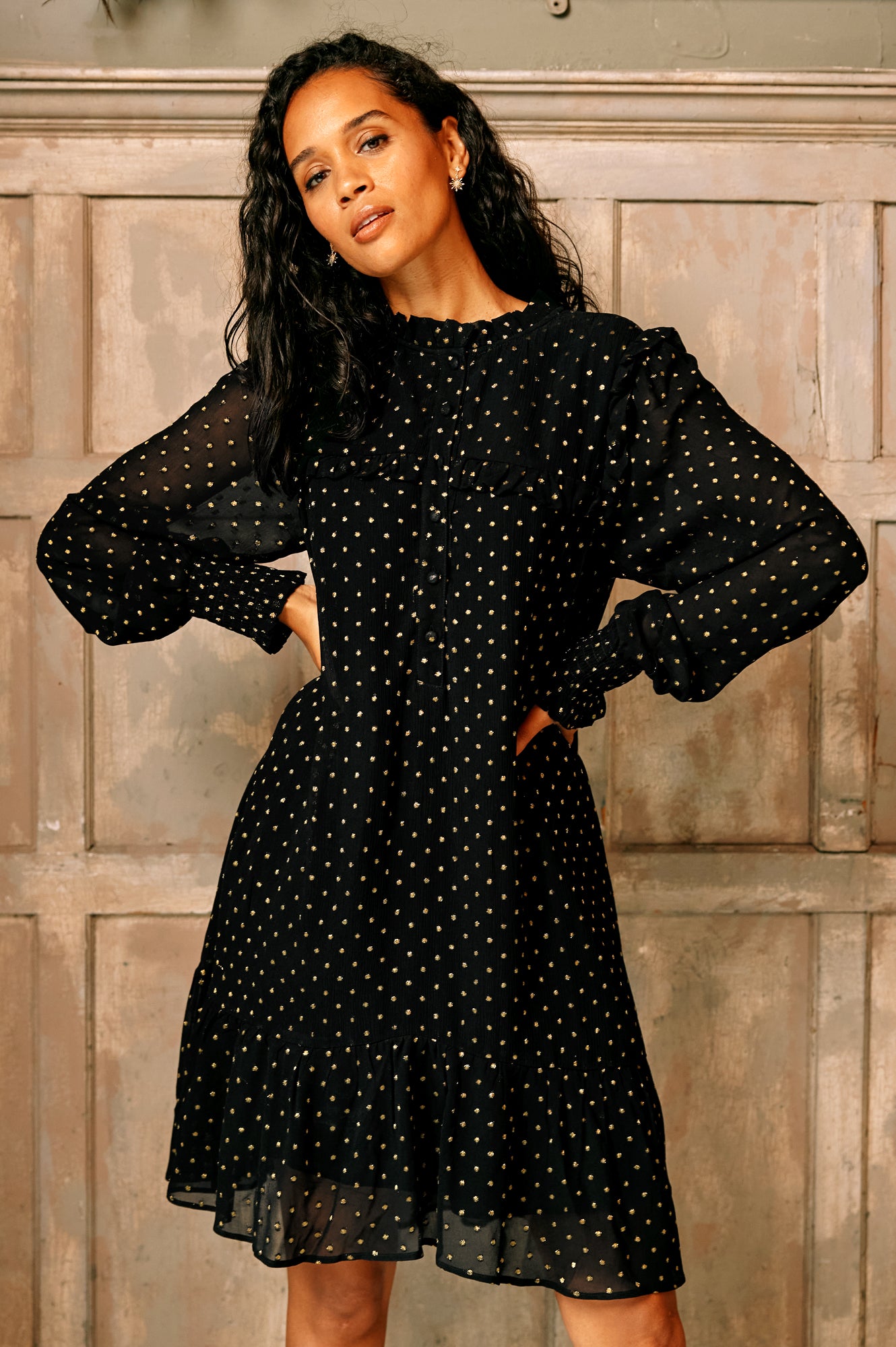Kaitlyn-Dress-Black-Gold