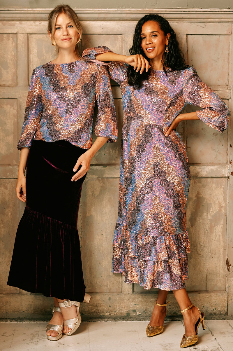 Eva-Velvet-Skirt-Berry