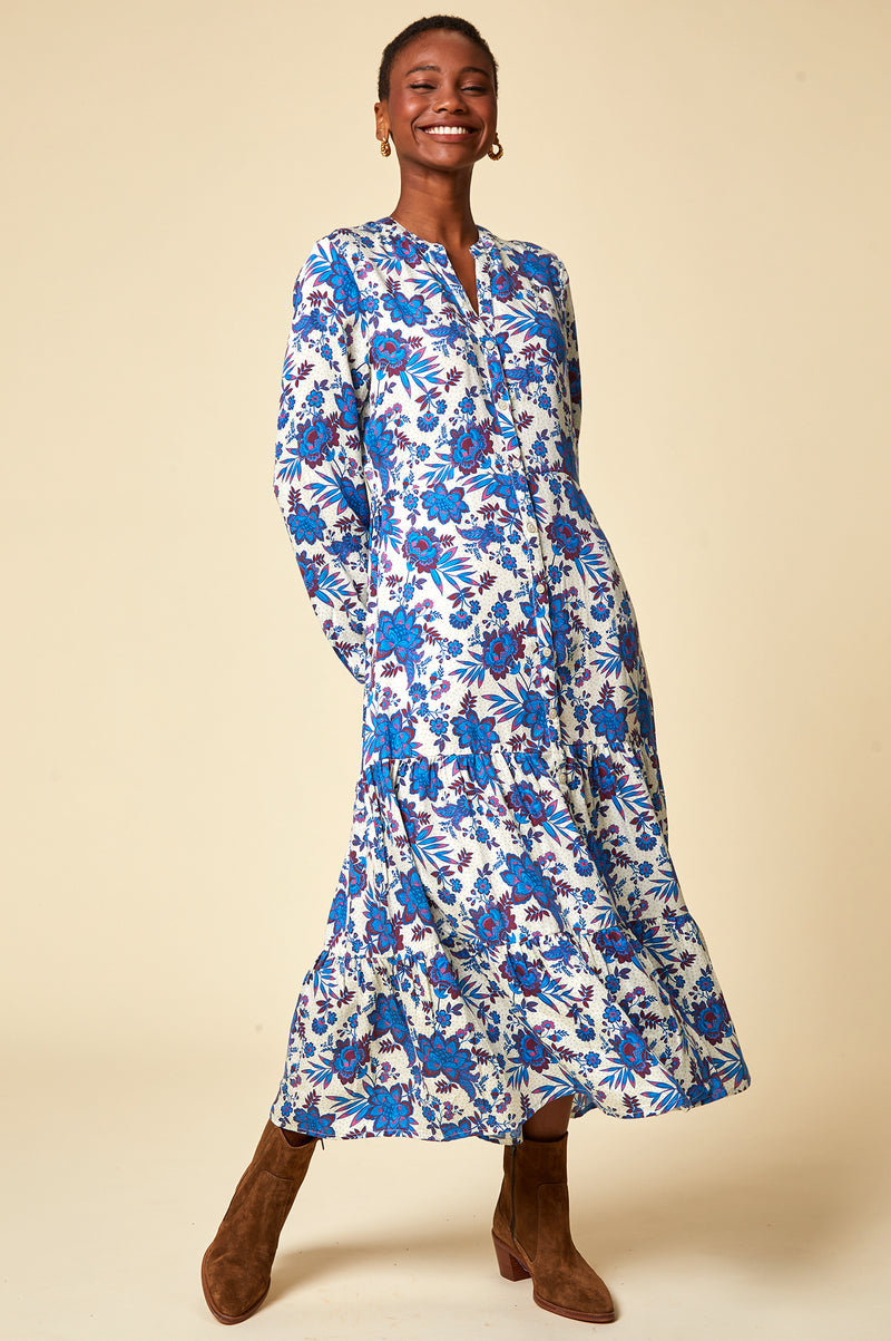 Jessica-Shirt-Dress-Flower-Cream