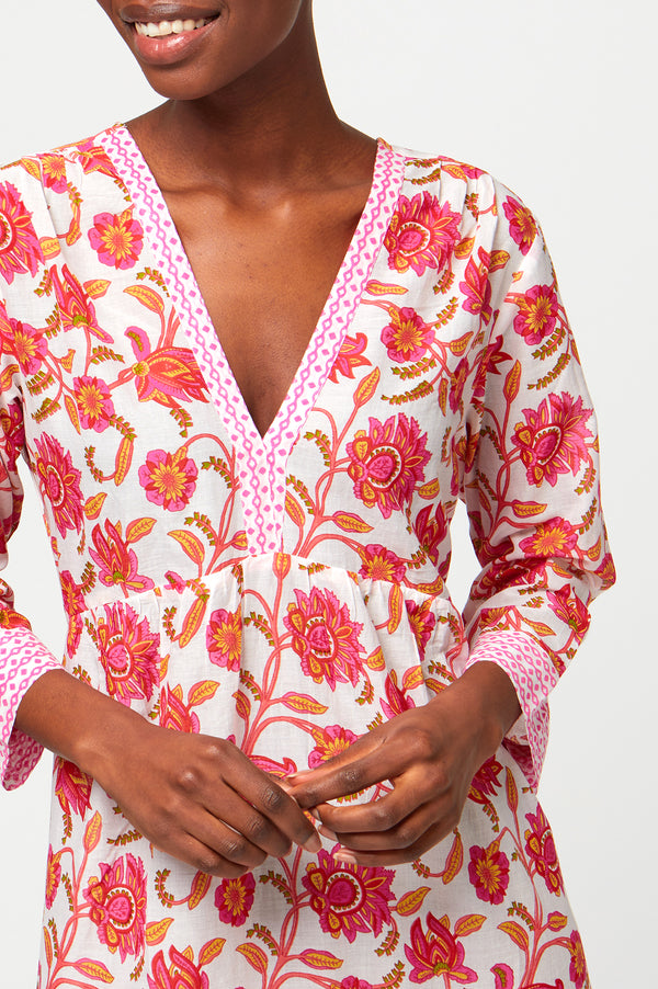 Mykonos-Cotton-Maxi-Dress-Hot-Flower