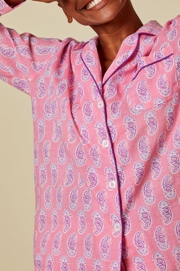 Organic-Cotton-Pyjama-Set-Paisley-Pink