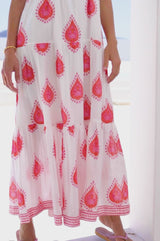 Tabitha Maxi Dress | Buta Hot Coral
