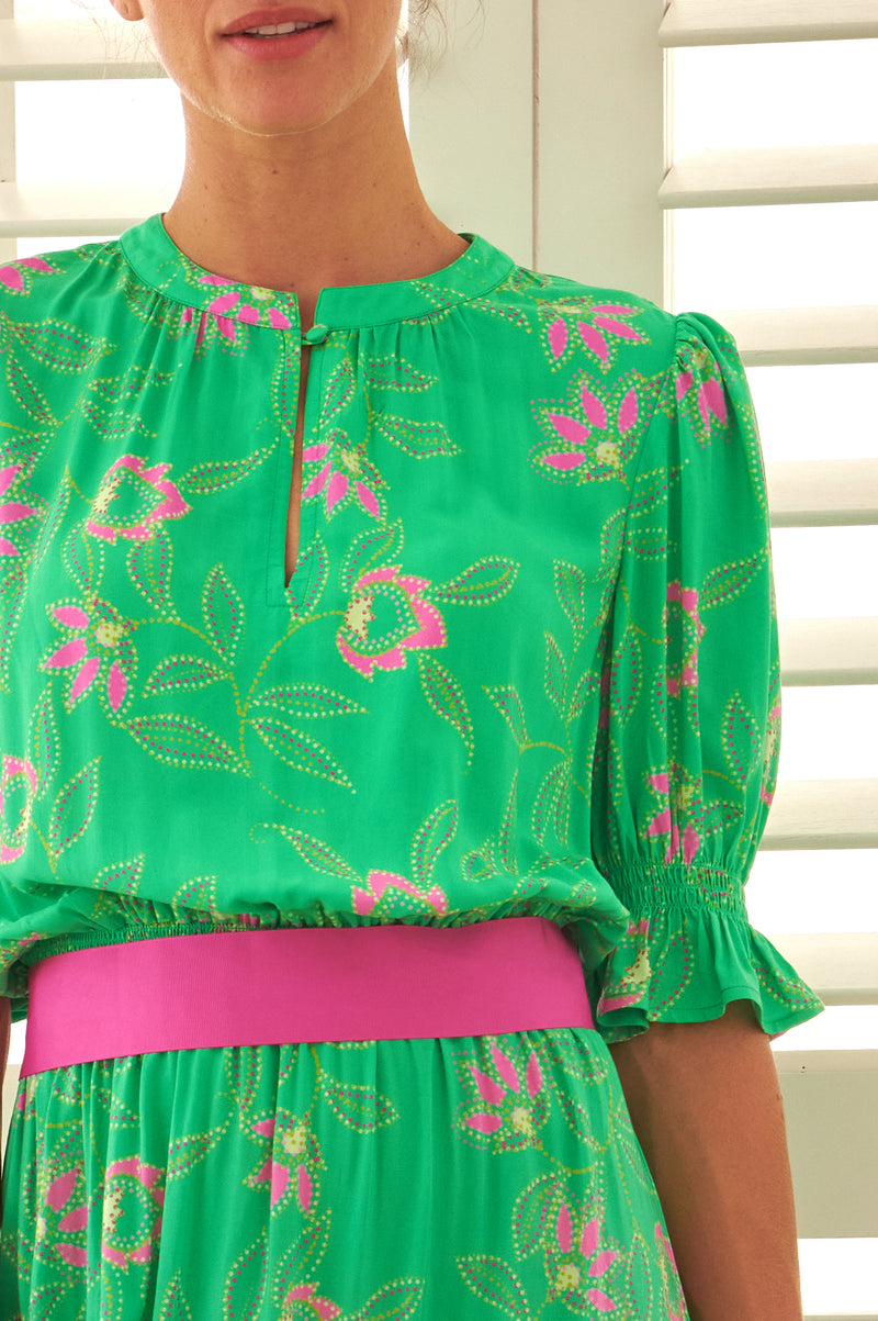 Melanie-Dress-Waterlily-Green
