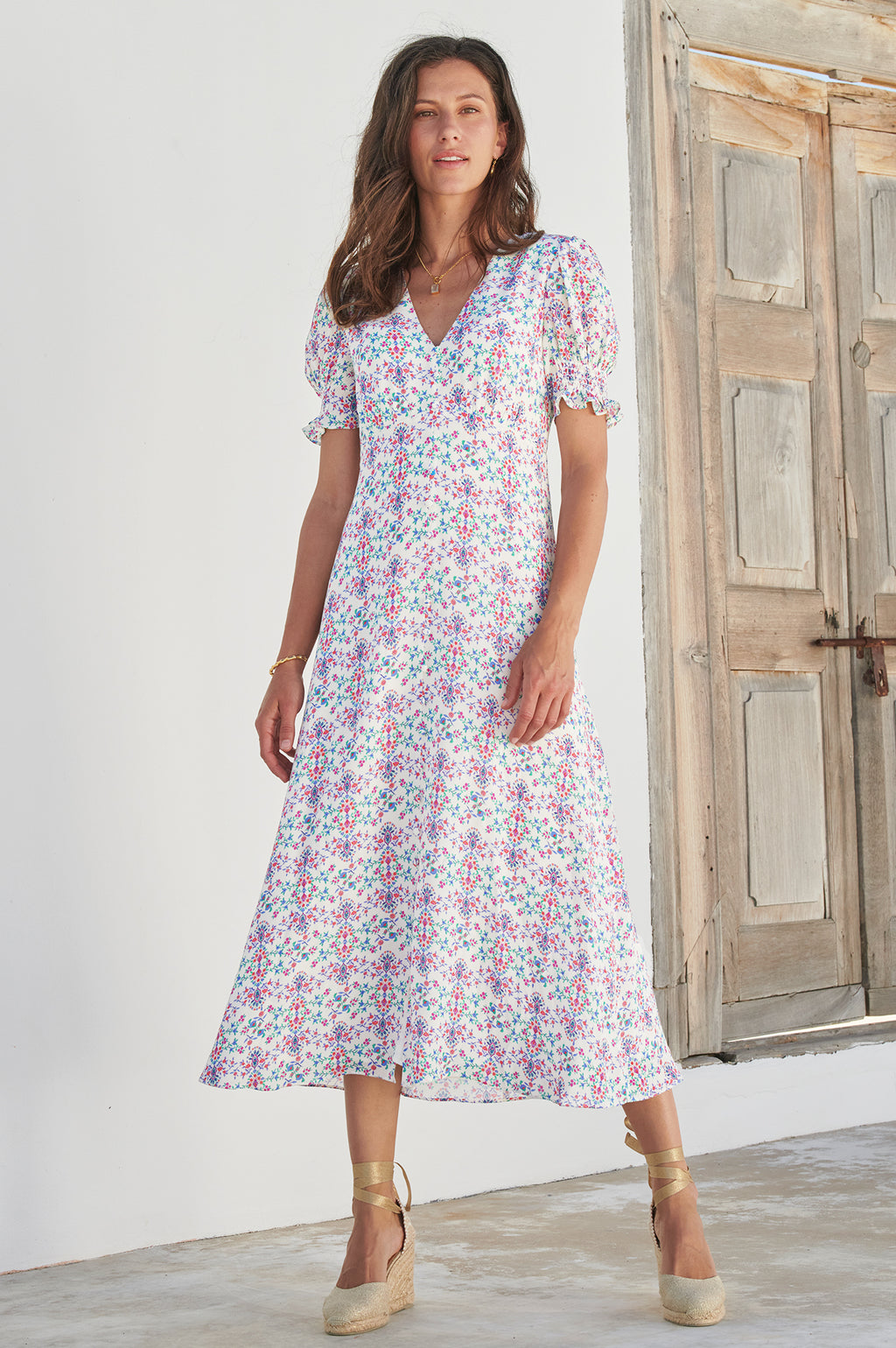 Wrap over tea dress outlet
