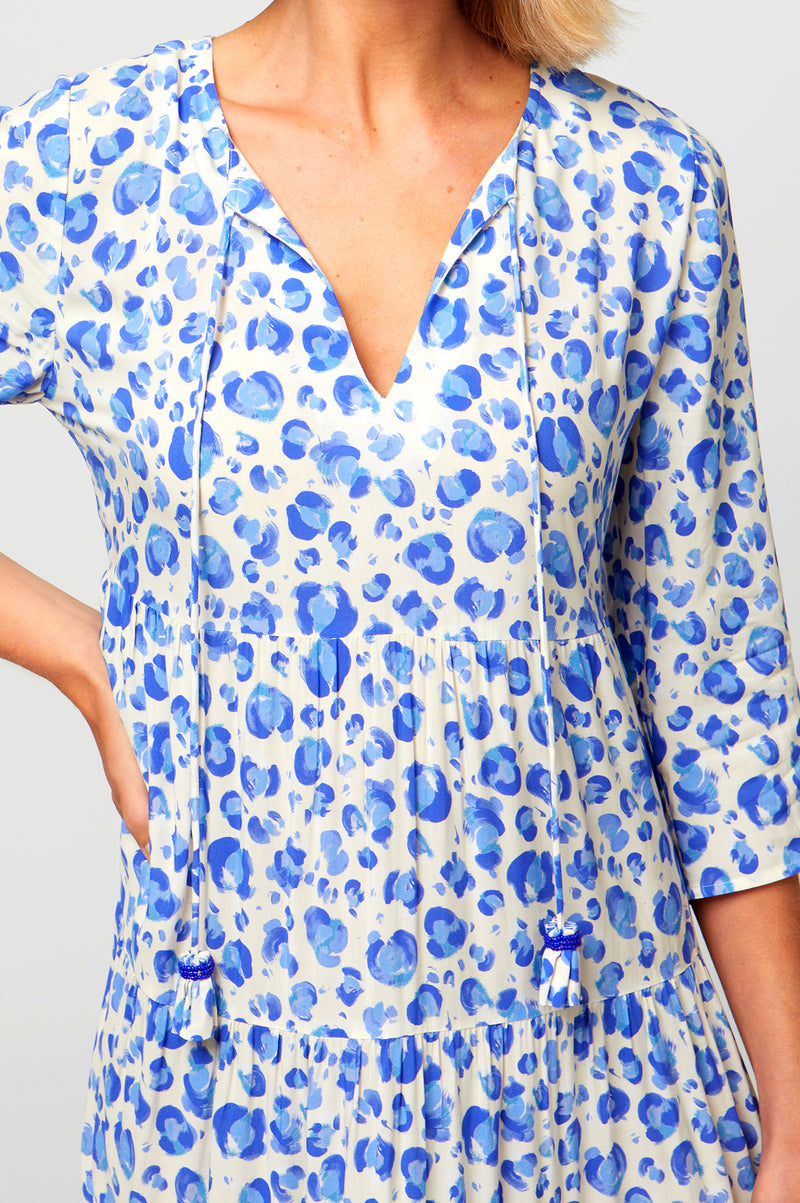 Emma-Light-Weight-Midi-Dress-Cheetah-Cream/Blue