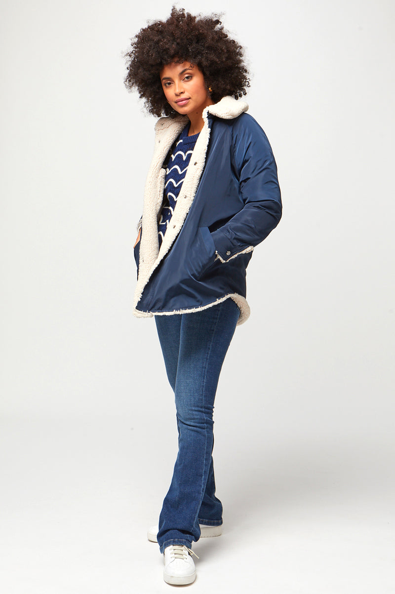 Reversible-Eco-Parker-Coat-Navy/Cream
