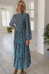 Arlette-Dress-Digital-Floral-Blue