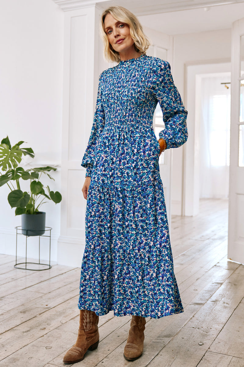 Arlette-Dress-Digital-Floral-Blue