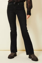 Hanna Kick Flare Denim Tall Jeans | Black