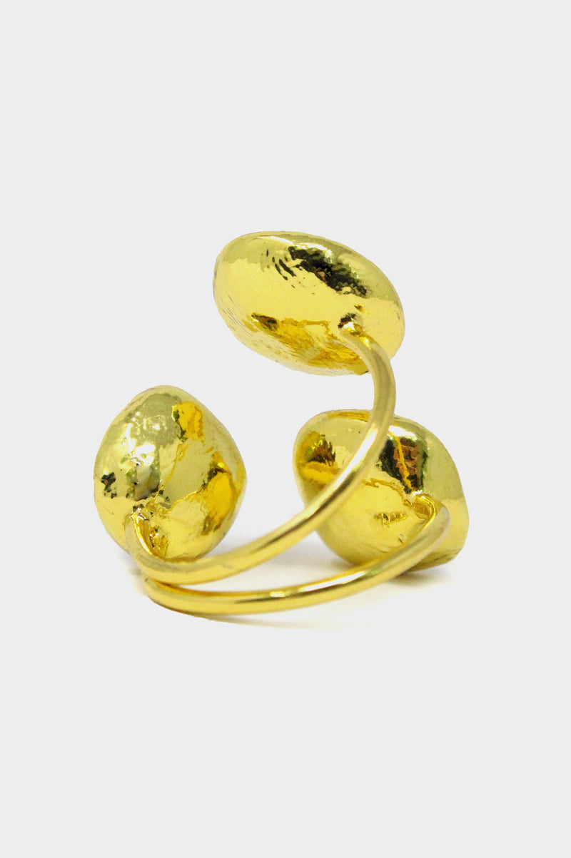 Three-Stone-Ring-Black-Green