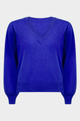 Merino-Cashmere-Blend-V-Neck-Jumper-Cobalt-Blue