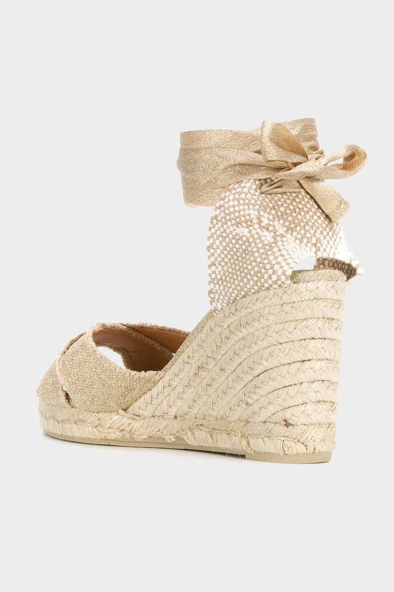 Bluma Canvas Wedge Espadrilles | Gold