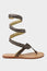 Cobra Wrap Sandals | Bronze