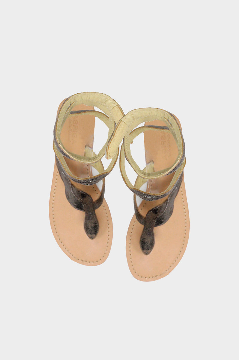 Cobra-Wrap-Sandals-Bronze