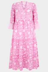 Hayden-Dress-Ornate-Flower-Pink/White
