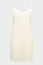 Cami V Midi Slip Dress | Neutral