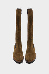 Chunky-sole-Knee-High-Boots-Brown